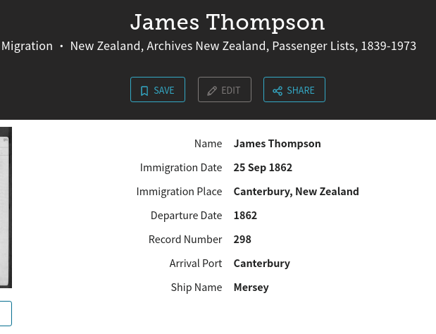 ThompsonJames_1862_MigrationToNZ