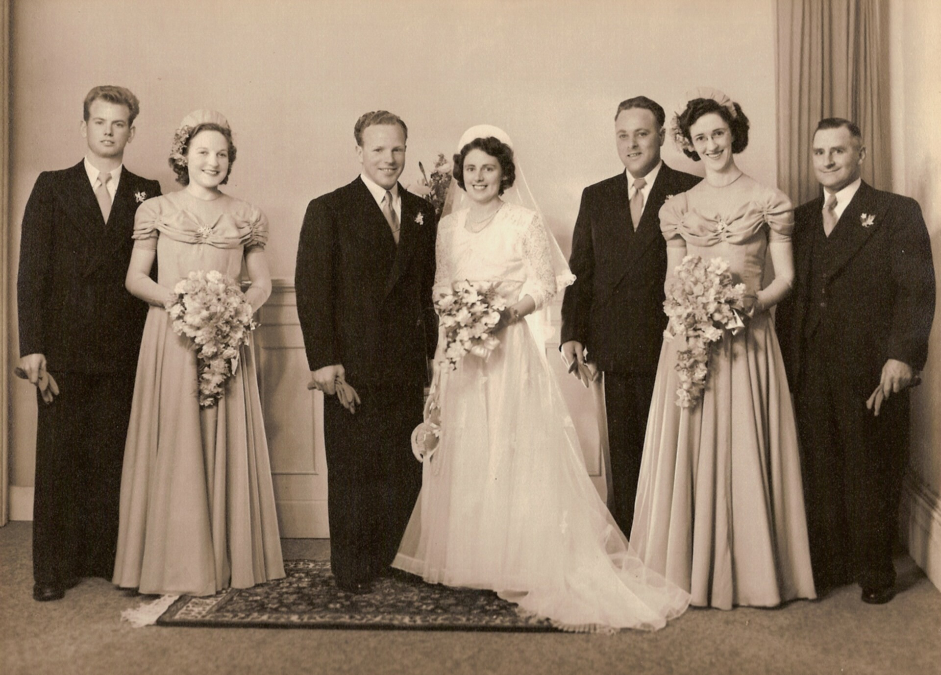 Bill and Dorothy's Wedding on November 5th 1949