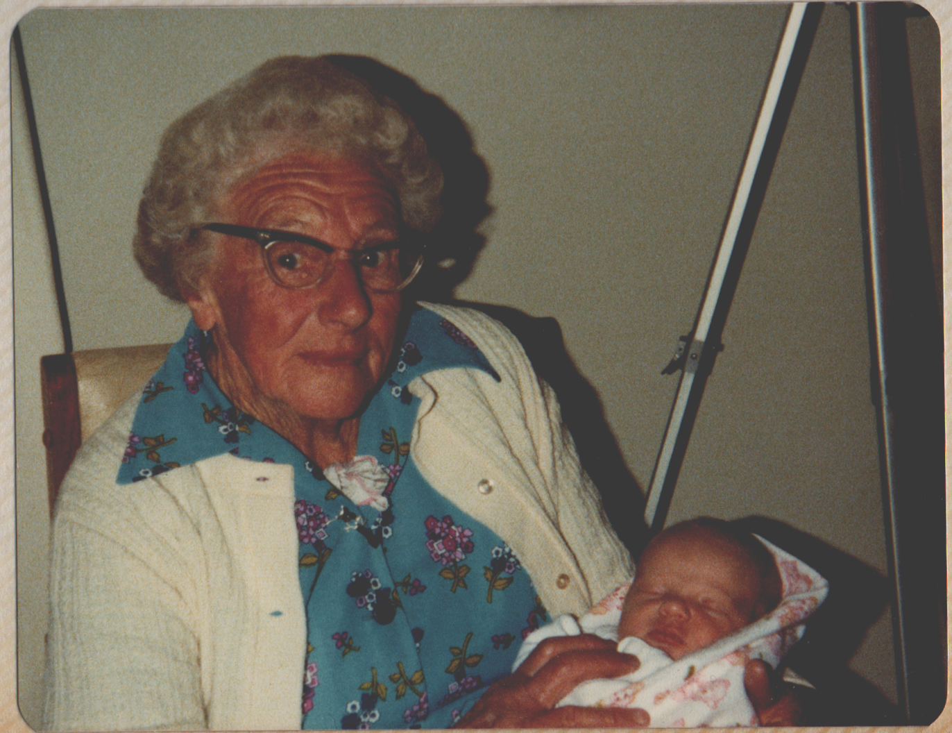 Nana with her first great-grandchild